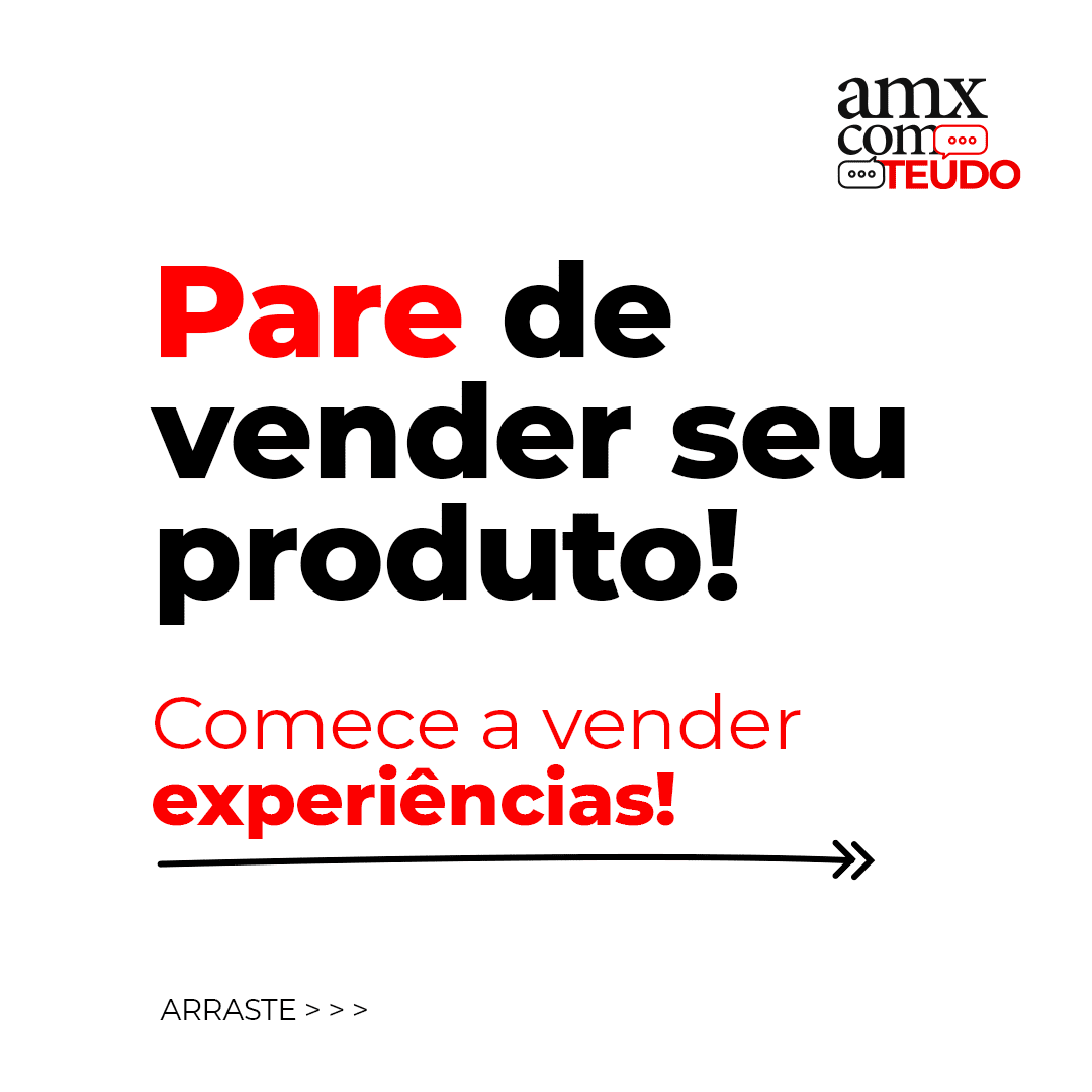 Comece a vender experiência